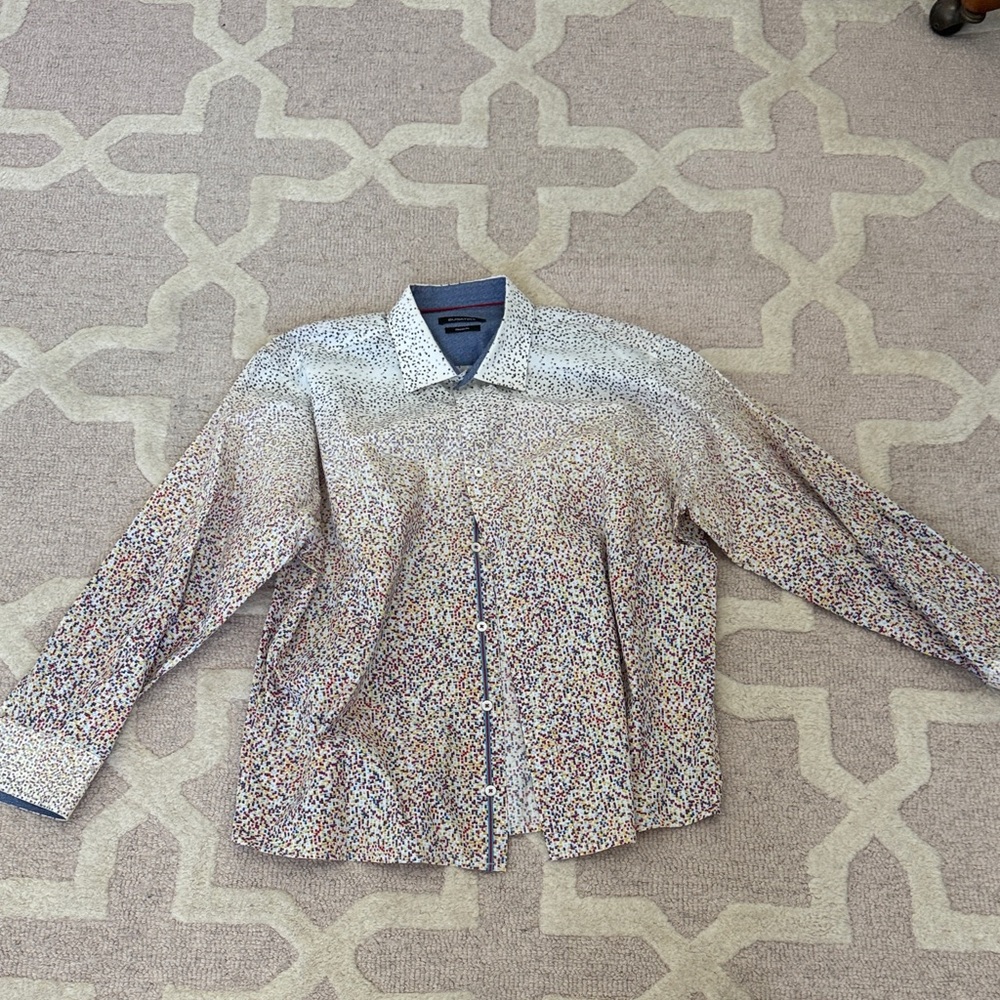 Bugatchi Multicolor Button-Up Shirt - image 1